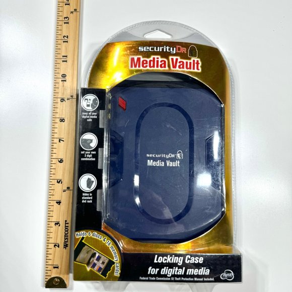 Security Dr Media Vault Locking Case for Digital Media - New - Picture 9 of 10